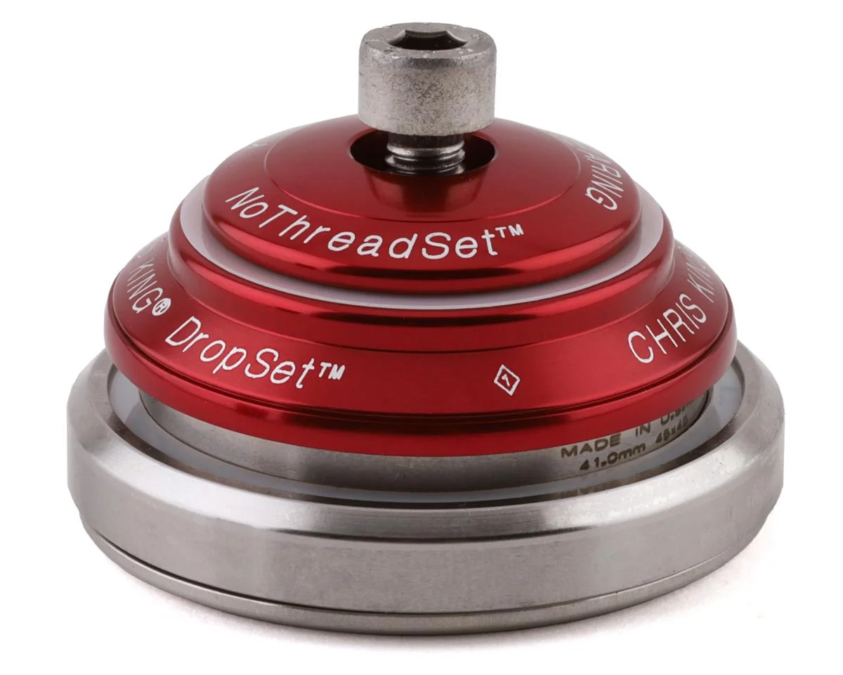 Chris King DropSet 3 Headset (Red) (1-1/8" to 1-1/2") (36°) (IS41/28.6) (IS52/40)